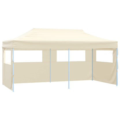 Party Tent Folding Cream 291 x 580 x 315 cm Oxford Fabric