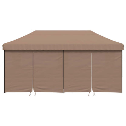 Party Tent Folding Brown 292 x 580 x 315 cm Oxford Fabric