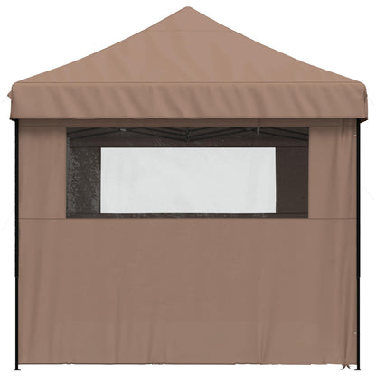 Party Tent Folding Brown 292 x 580 x 315 cm Oxford Fabric