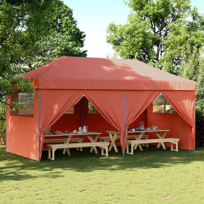 Party Tent Folding Terracotta 292 x 580 x 315 cm Oxford Fabric