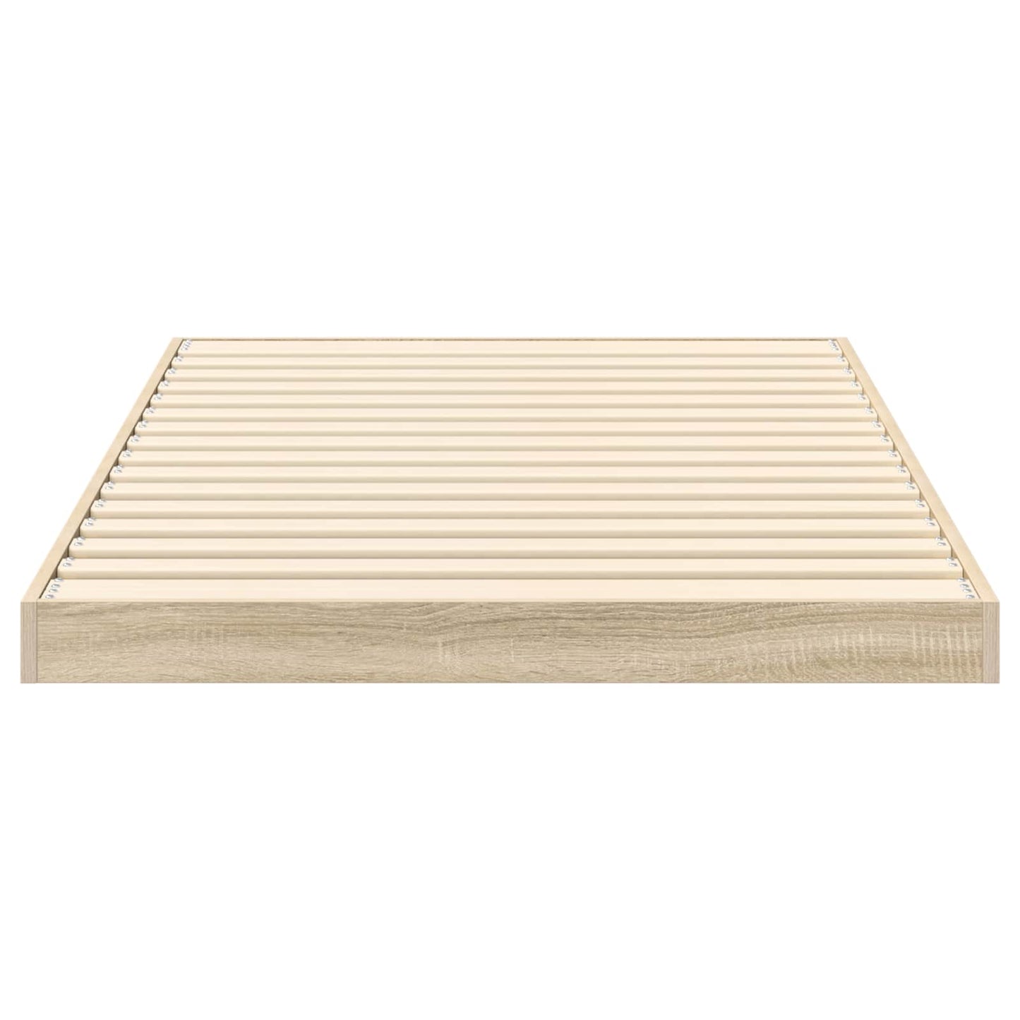 Floor Bed Frame Sonoma 75 x 190 cm Engineered Wood