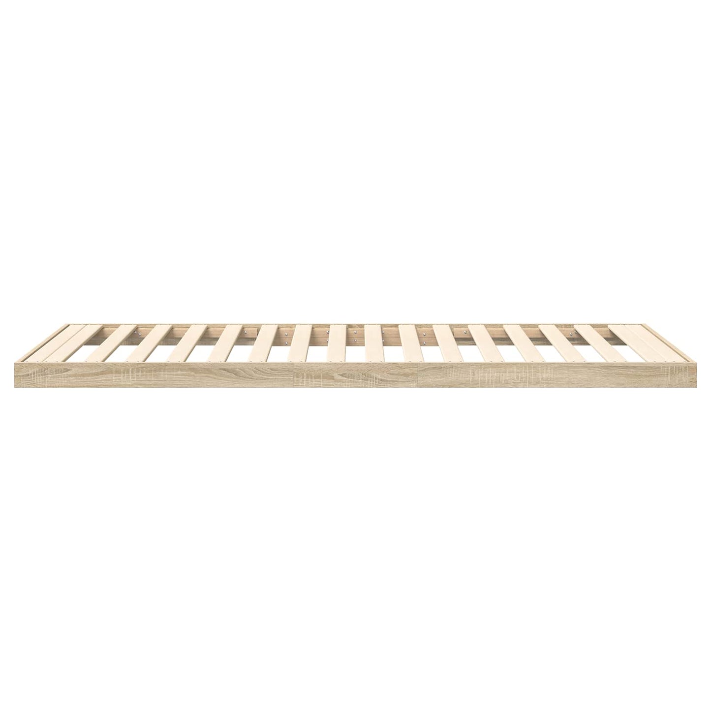 Floor Bed Frame Sonoma 80 x 200 cm Engineered Wood