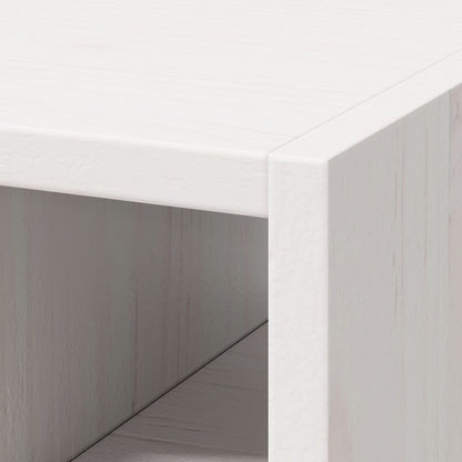 Wine Rack 2 pcs White 56 x 25 x 56 cm Solid Pine Wood