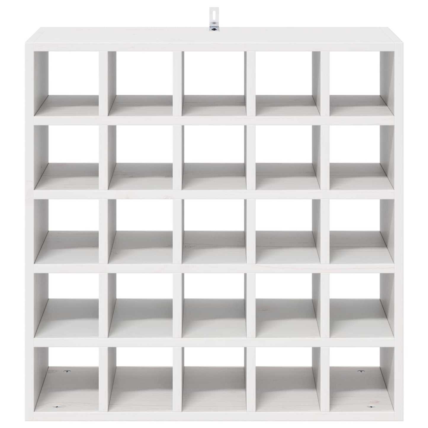 Wine Rack 2 pcs White 56 x 25 x 56 cm Solid Pine Wood