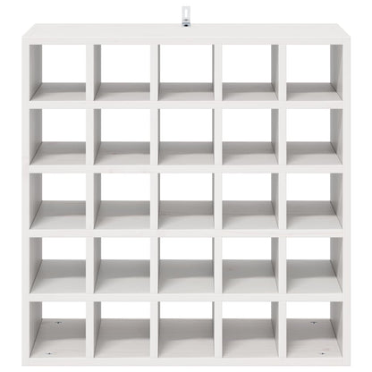 Wine Rack 2 pcs White 56 x 25 x 56 cm Solid Pine Wood