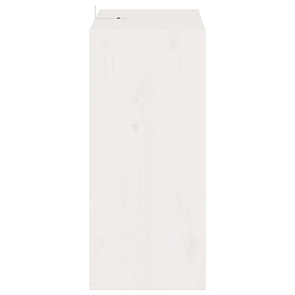 Wine Rack 2 pcs White 56 x 25 x 56 cm Solid Pine Wood