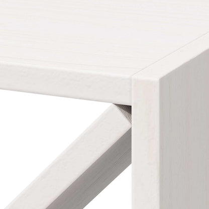 Wine Rack 2 pcs White 62 x 25 x 62 cm Solid Pine Wood