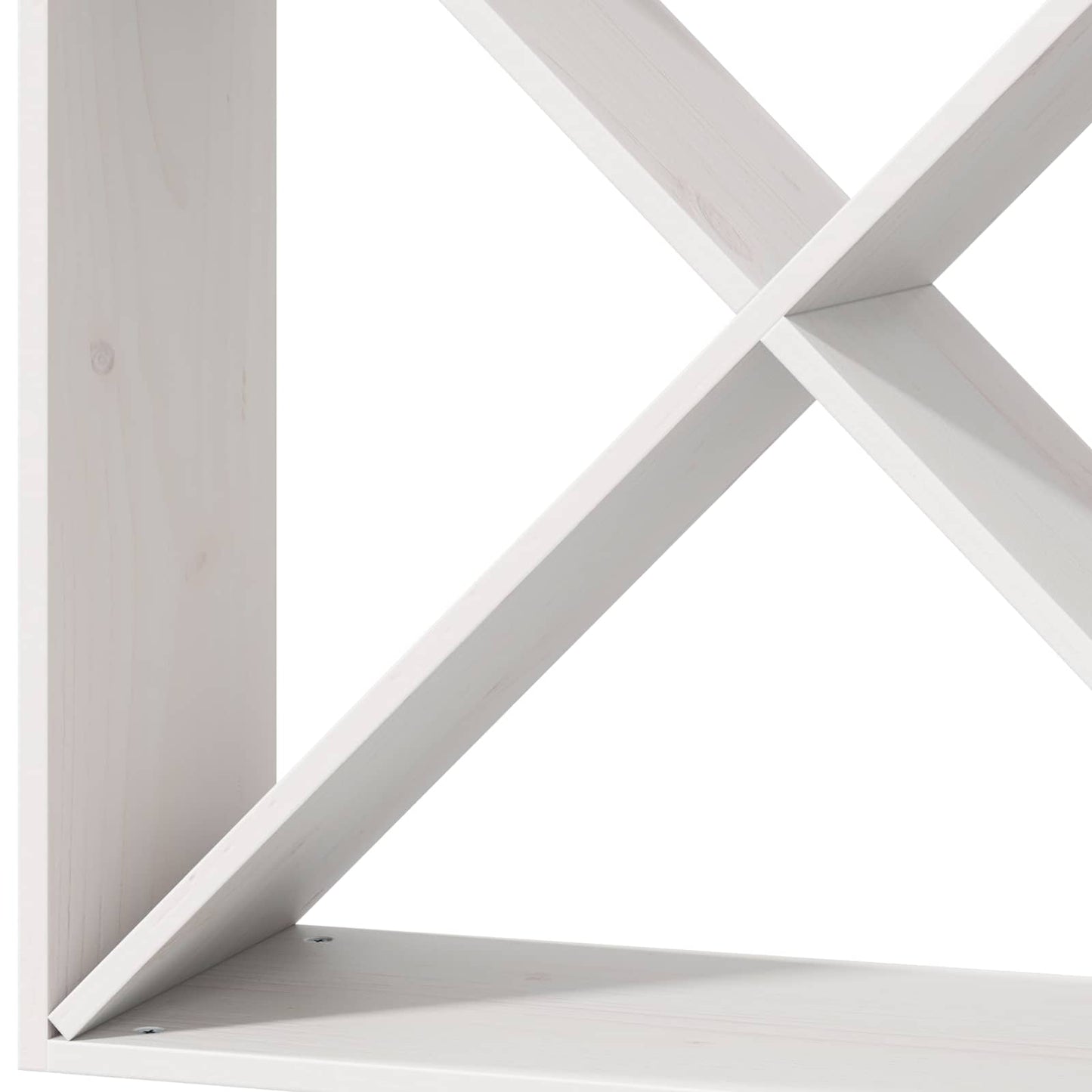 Wine Rack 4 pcs White 62 x 25 x 62 cm Solid Pine Wood