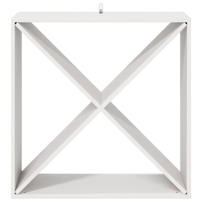 Wine Rack 4 pcs White 62 x 25 x 62 cm Solid Pine Wood