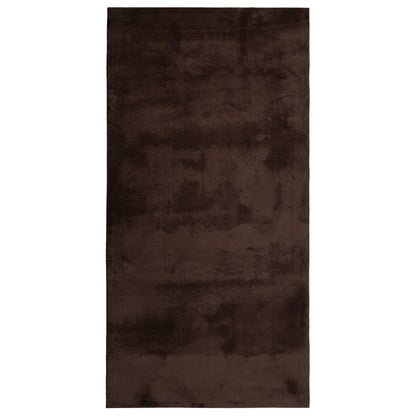 Medium Pile Soft and Washable Rug HUARTE Brown 150 x 80 cm