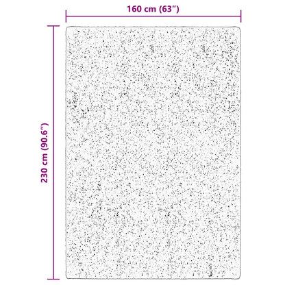 Medium Pile Soft and Washable Rug HUARTE Brown 230 x 160 cm