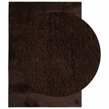 Medium Pile Soft and Washable Rug HUARTE Brown 230 x 160 cm