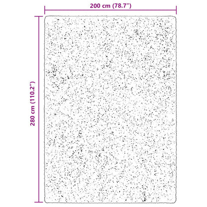 Medium Pile Soft and Washable Rug HUARTE Brown 200 x 280 cm