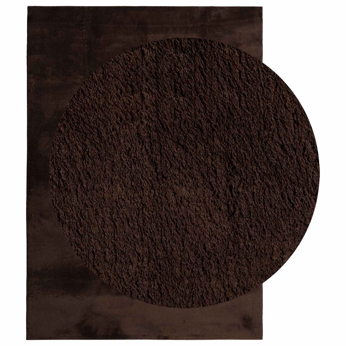 Medium Pile Soft and Washable Rug HUARTE Brown 200 x 280 cm