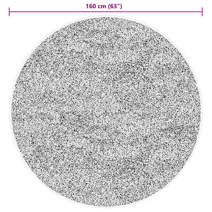 Area Rugs Round HUARTE Brown Ø 160 CM Polyester