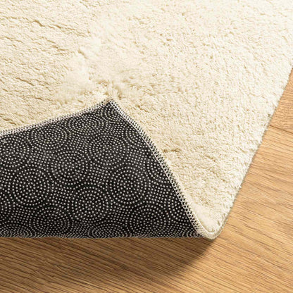 Medium Pile Soft and Washable Rug HUARTE Cream 80 x 300 cm