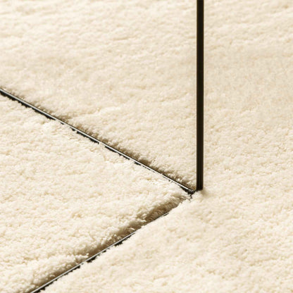 Medium Pile Soft and Washable Rug HUARTE Cream 80 x 300 cm