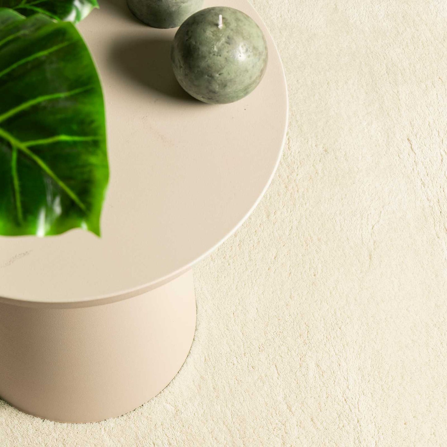 Medium Pile Soft and Washable Rug HUARTE Cream 80 x 300 cm