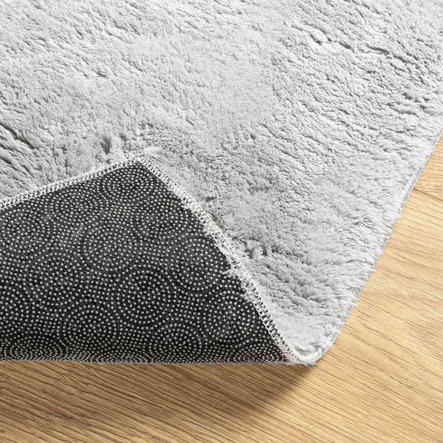 Medium Pile Soft and Washable Rug HUARTE Grey 400 x 80 cm
