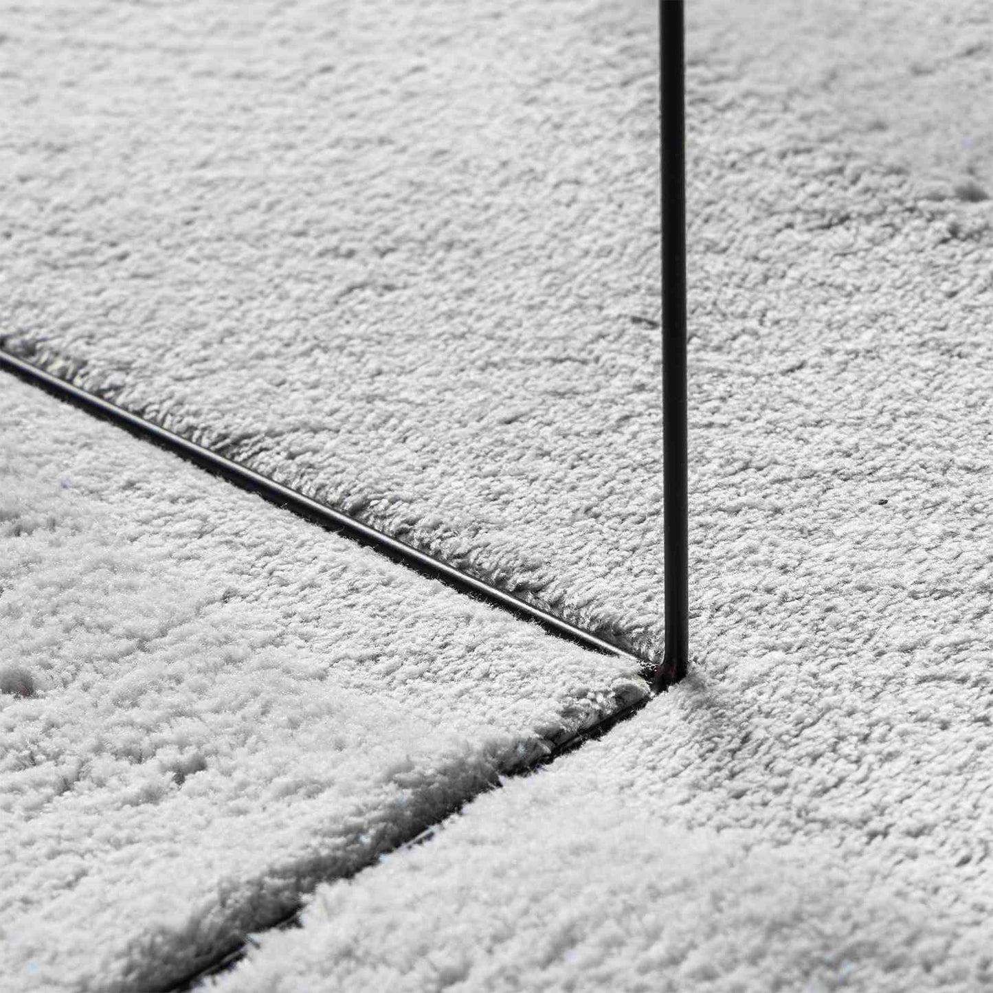 Medium Pile Soft and Washable Rug HUARTE Grey 400 x 80 cm