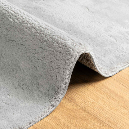 Medium Pile Soft and Washable Rug HUARTE Grey 400 x 80 cm