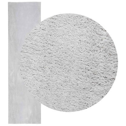 Medium Pile Soft and Washable Rug HUARTE Grey 400 x 80 cm