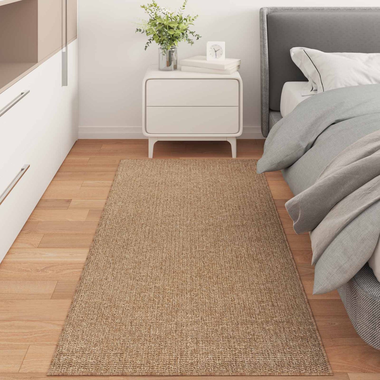 Area Rugs Rectangular AGIRA Natural 200 x 80 cm Polyester