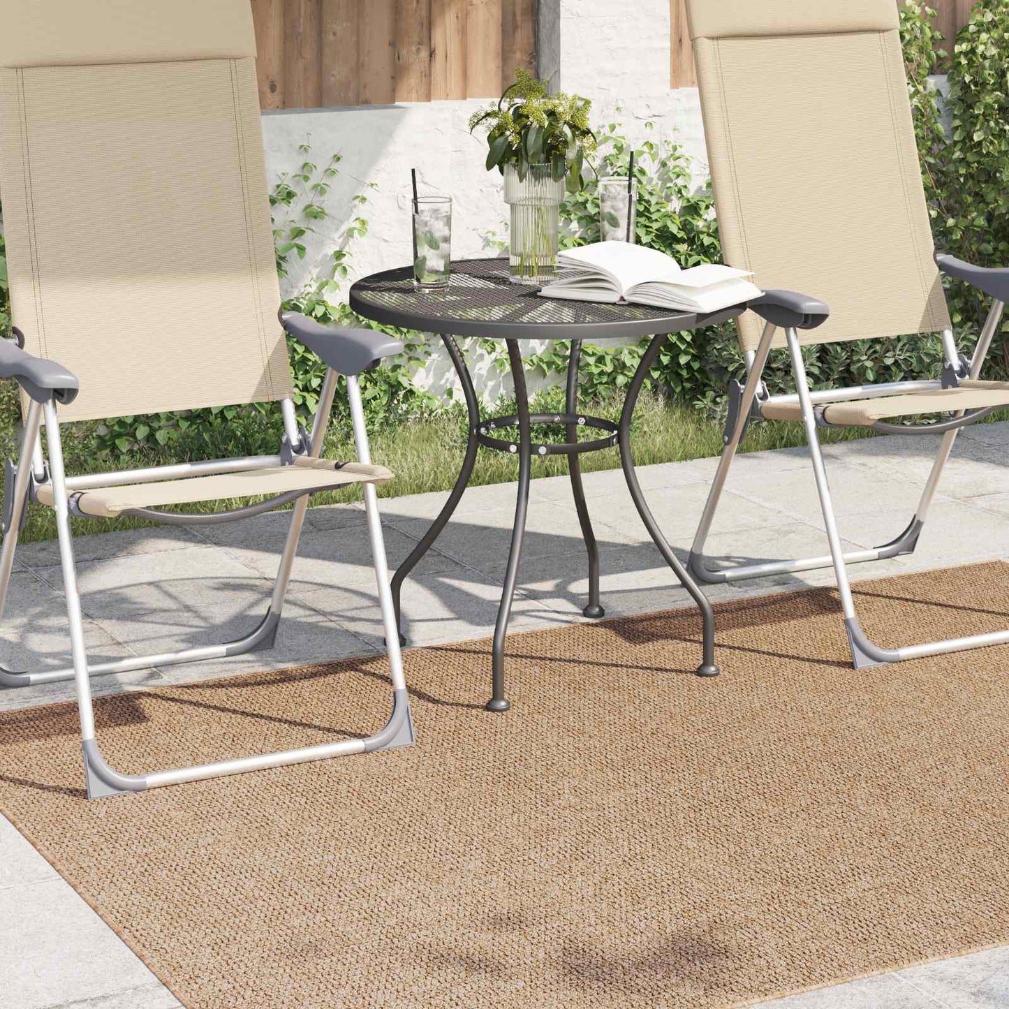 Area Rugs Rectangular AGIRA Natural 170 x 120 cm Polyester