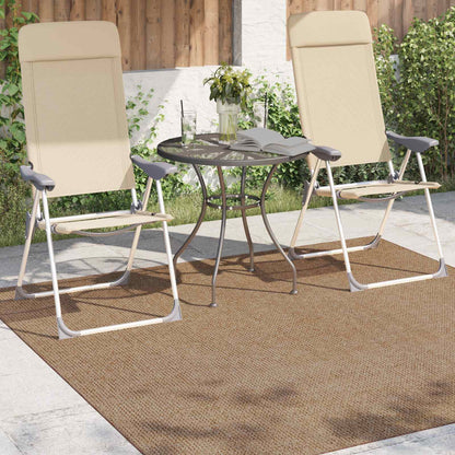 Area Rugs Square AGIRA Natural 120 x 120 cm Polyester