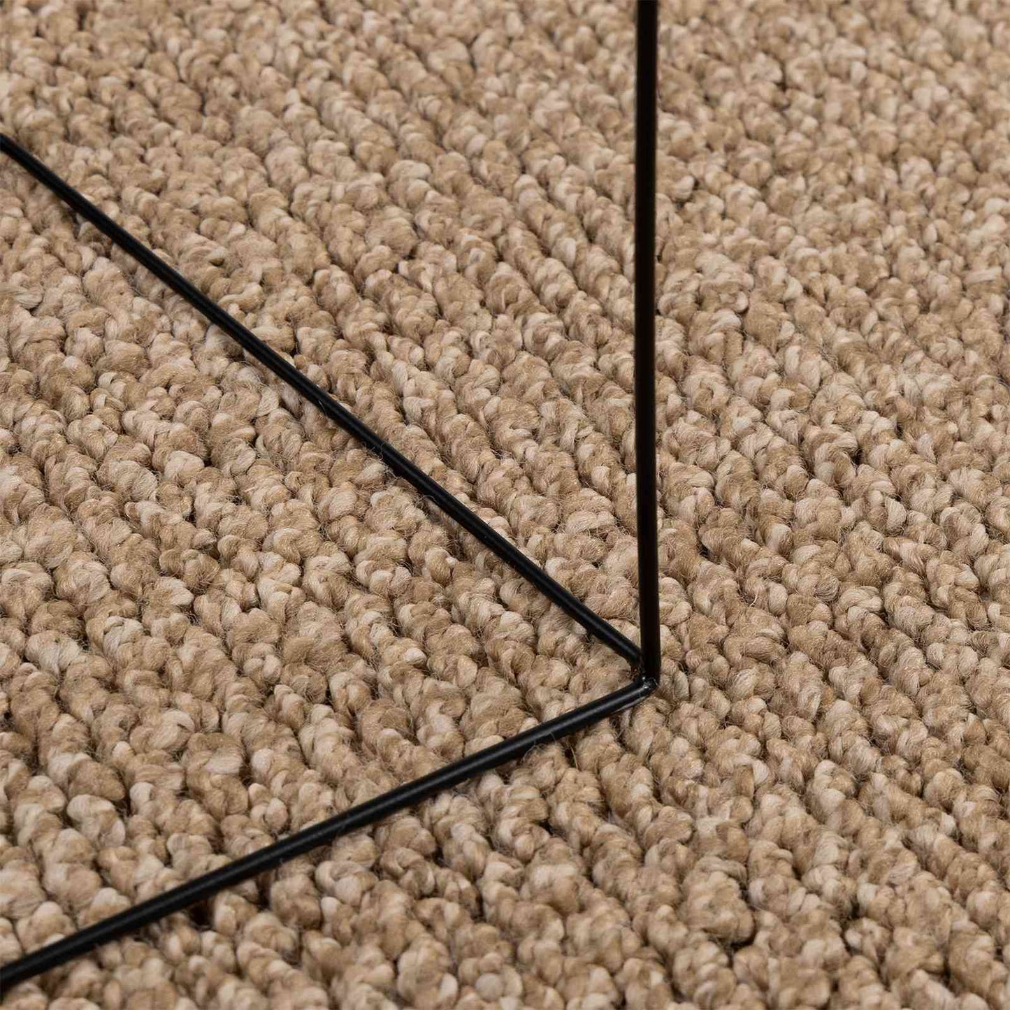 Area Rugs Round AGIRA Natural Ø 200 CM Polyester