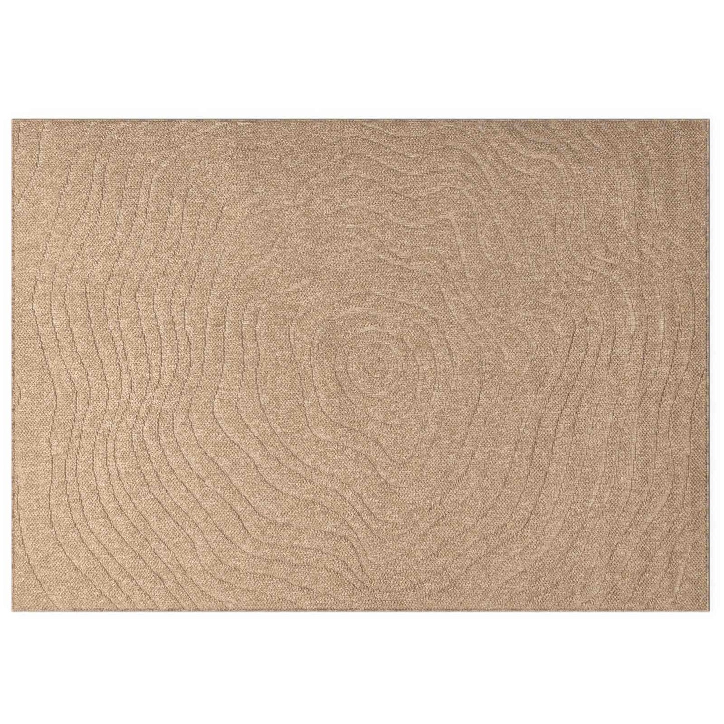 Area Rugs Moire Rectangular AGIRA Natural 340 x 240 cm