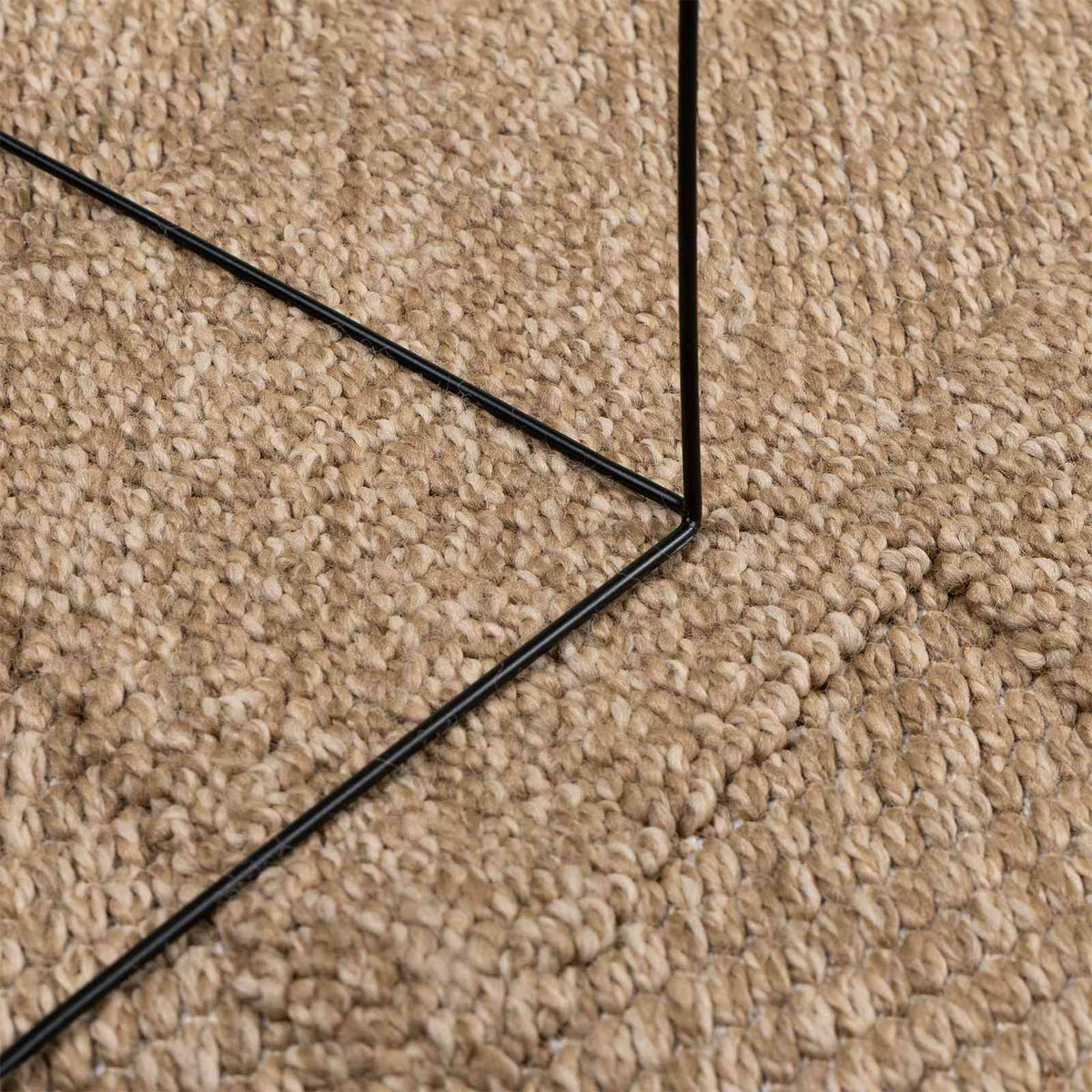 Indoor and Outdoor Rug AGIRA Natural 200 x 80 cm Polyester