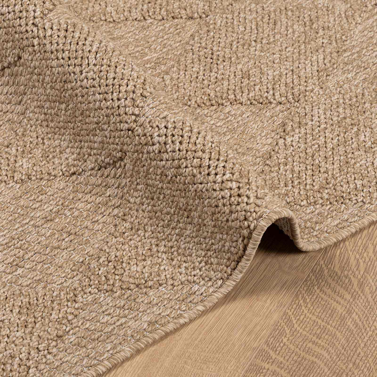 Indoor and Outdoor Rug AGIRA Natural 200 x 80 cm Polyester