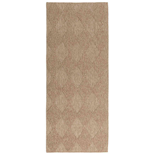 Indoor and Outdoor Rug AGIRA Natural 200 x 80 cm Polyester