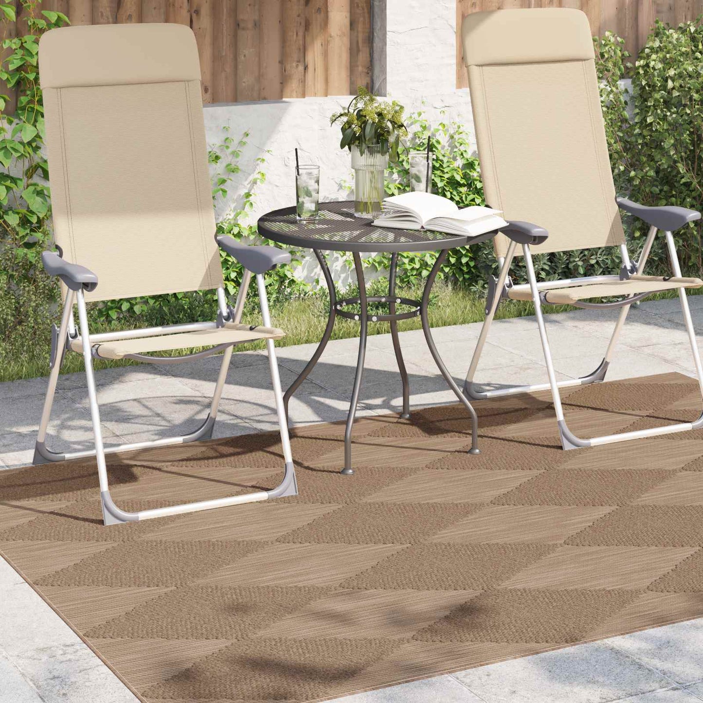Area Rugs Rectangular AGIRA Natural 170 x 120 cm Polyester