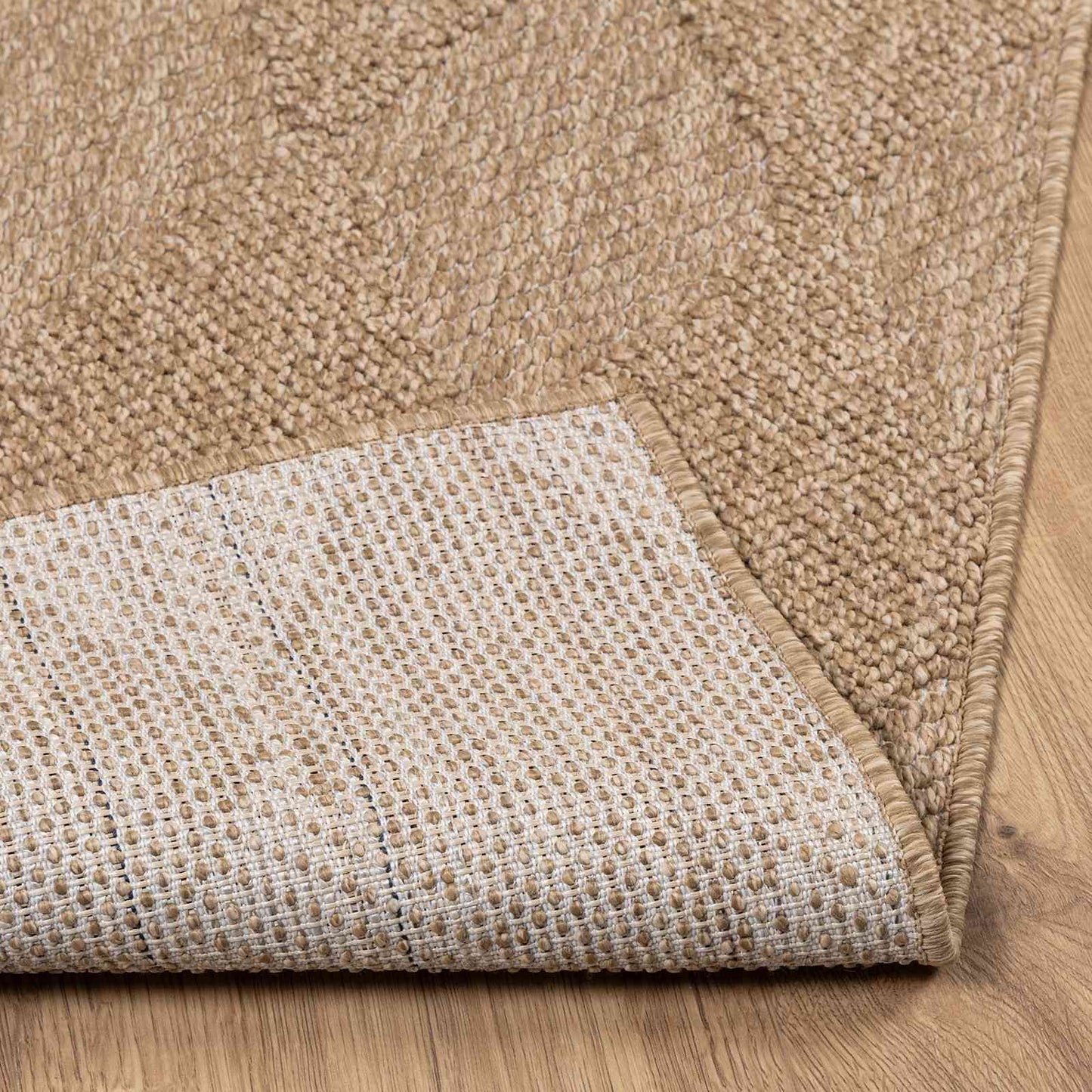 Area Rugs Square AGIRA Natural 200 x 200 cm Polyester