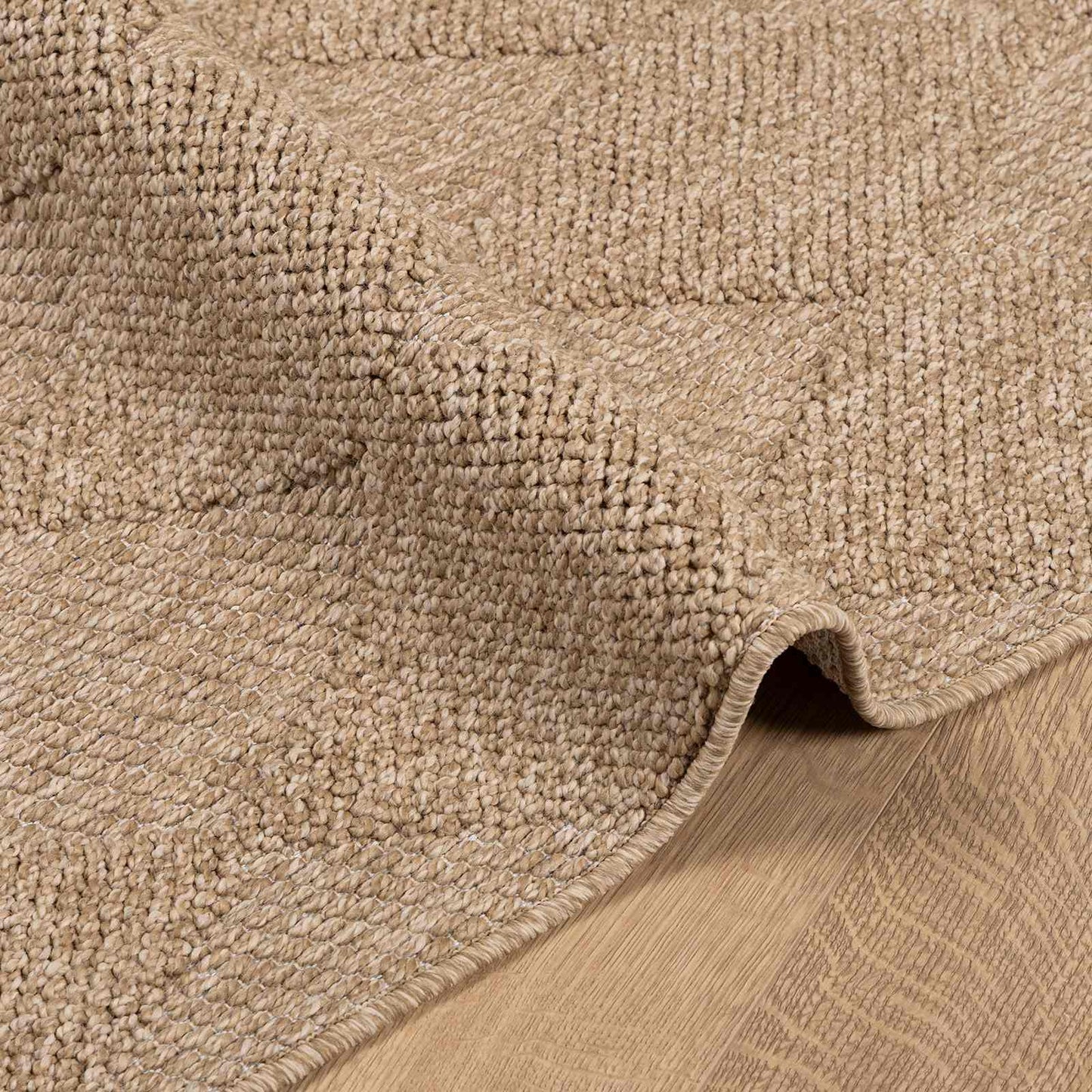 Area Rugs Square AGIRA Natural 200 x 200 cm Polyester