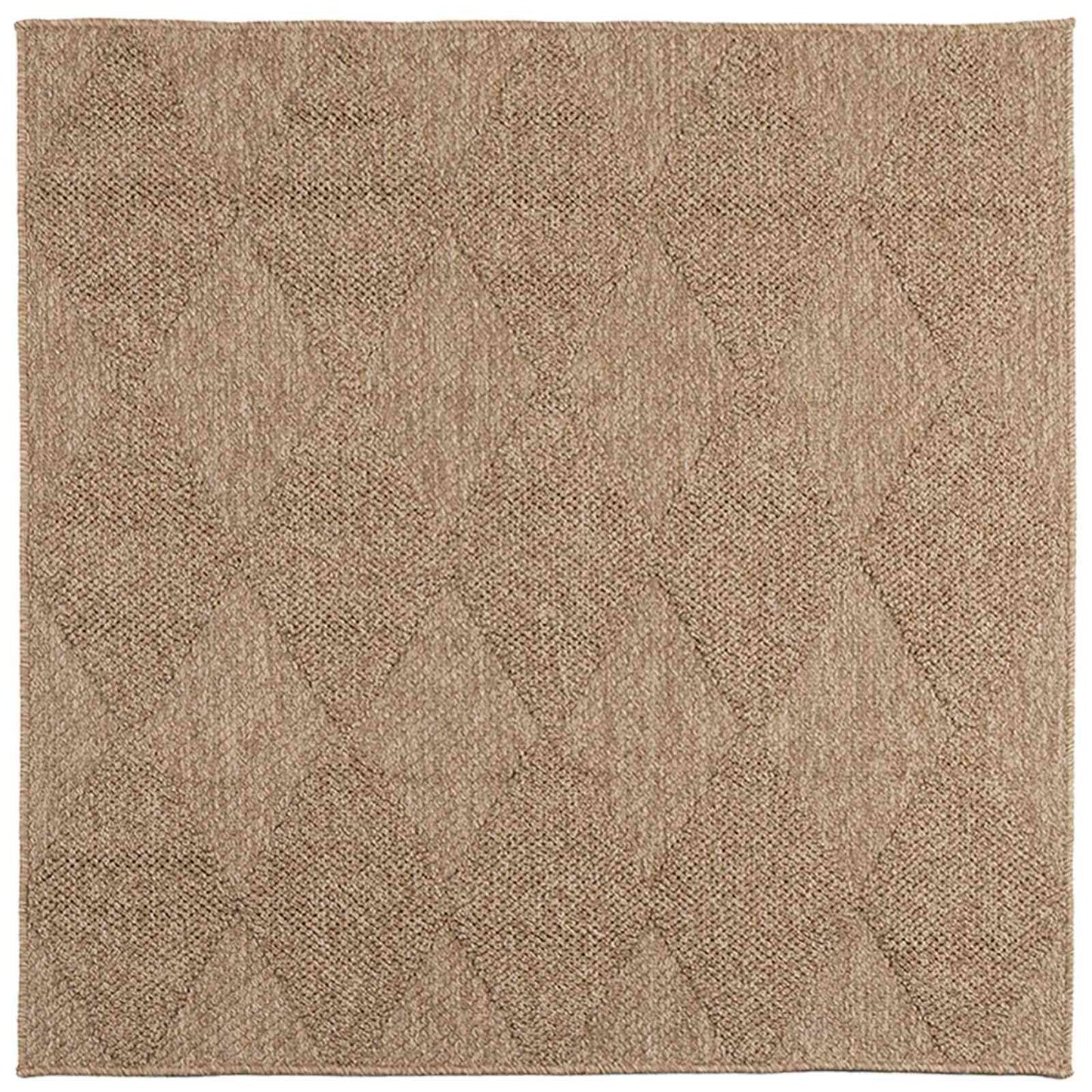 Area Rugs Square AGIRA Natural 200 x 200 cm Polyester