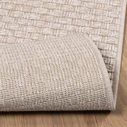 Area Rugs Square FARO Cream 120 x 120 cm Polyester