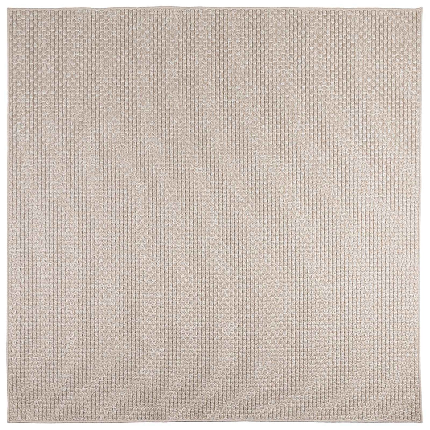 Area Rugs Square FARO Cream 120 x 120 cm Polyester
