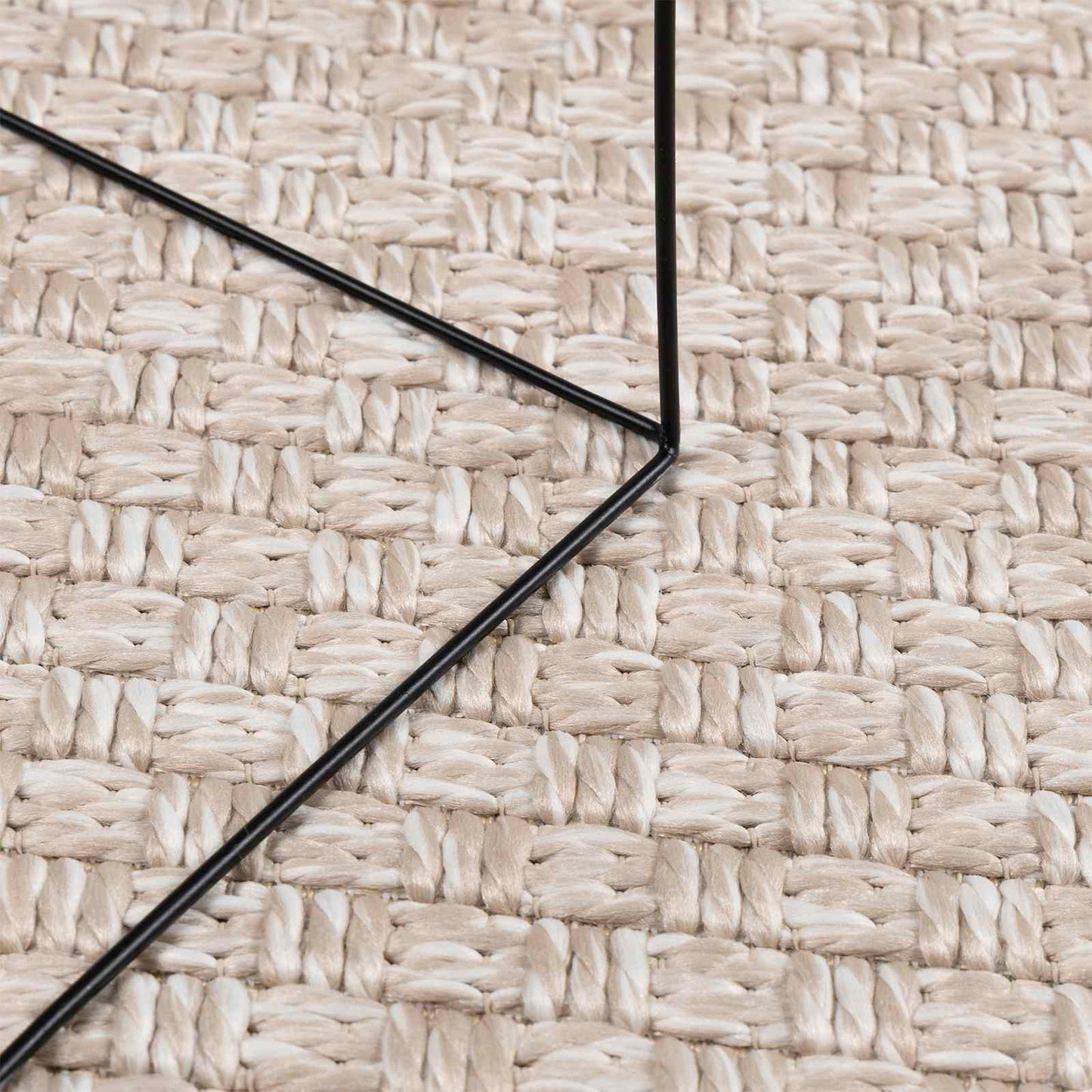 Area Rugs Round FARO Cream Ø 120 CM Polyester