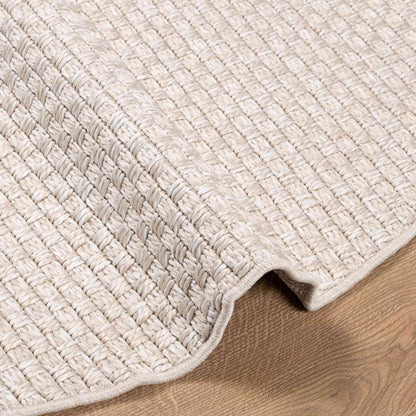Area Rugs Round FARO Cream Ø 200 CM Polyester