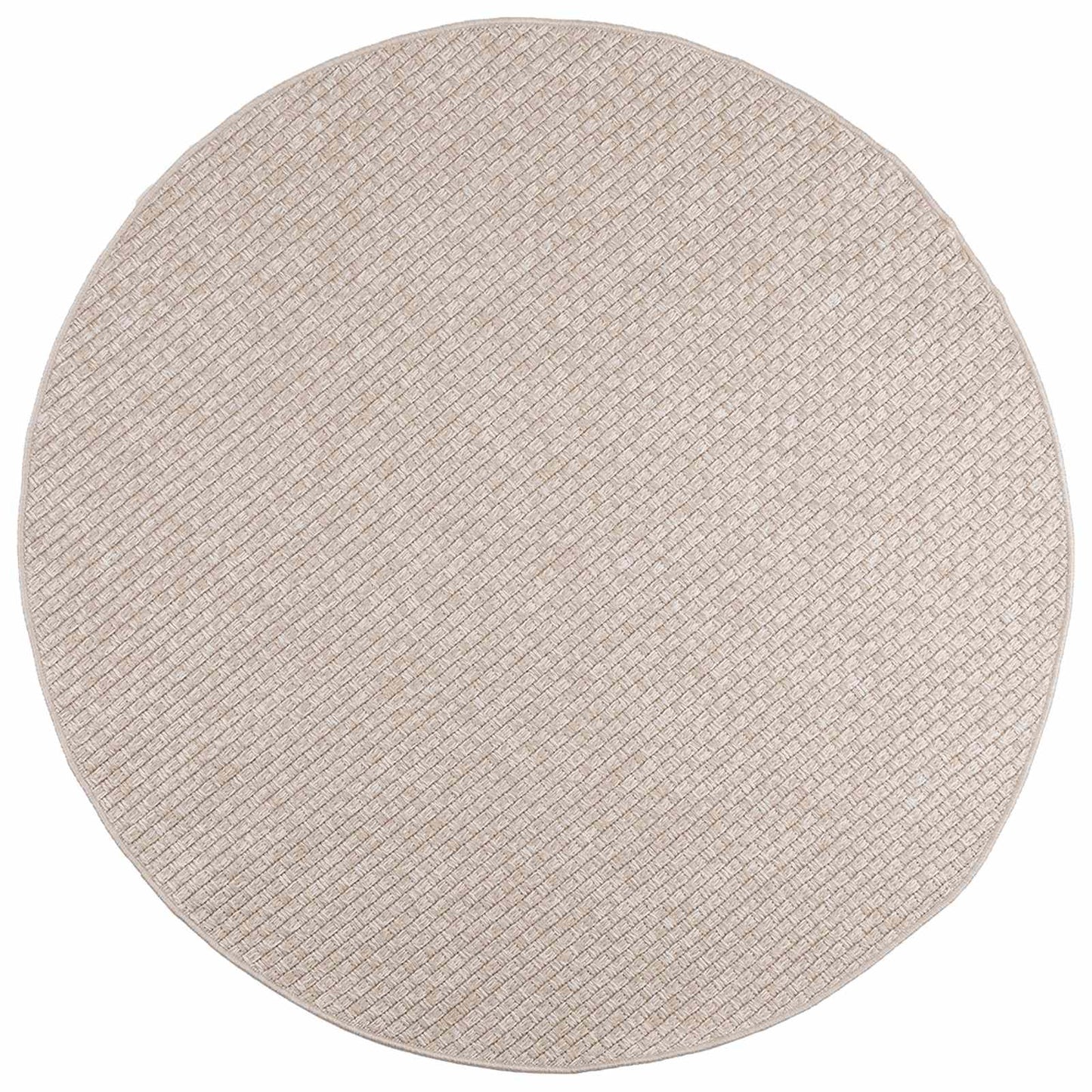 Area Rugs Round FARO Cream Ø 200 CM Polyester