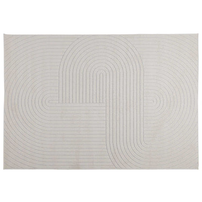 Area Rugs Rectangular PALMERAS Cream 200 x 140 cm Polyester