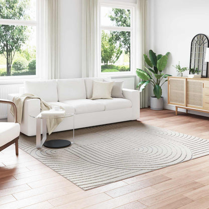 Area Rugs Square PALMERAS Cream 240 x 240 cm Polyester