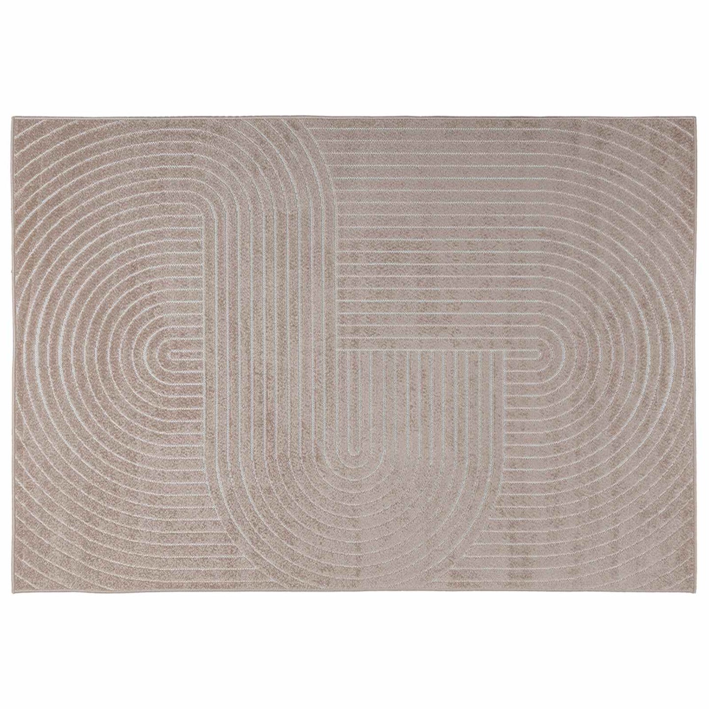 Area Rugs Rectangular PALMERAS Beige 170 x 120 cm Polyester