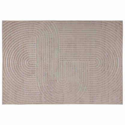Area Rugs Rectangular PALMERAS Beige 200 x 140 cm Polyester