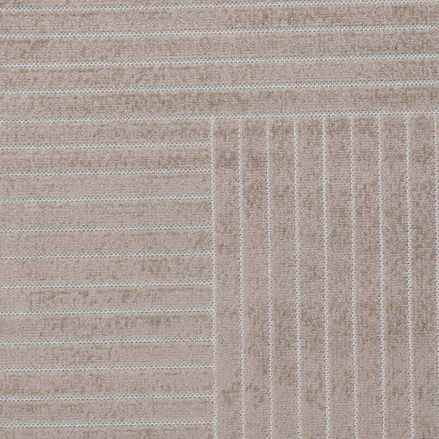Area Rugs Square PALMERAS Beige 120 x 120 cm Polyester