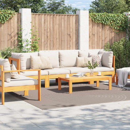 Area Rugs Square PALMERAS Beige 240 x 240 cm Polyester