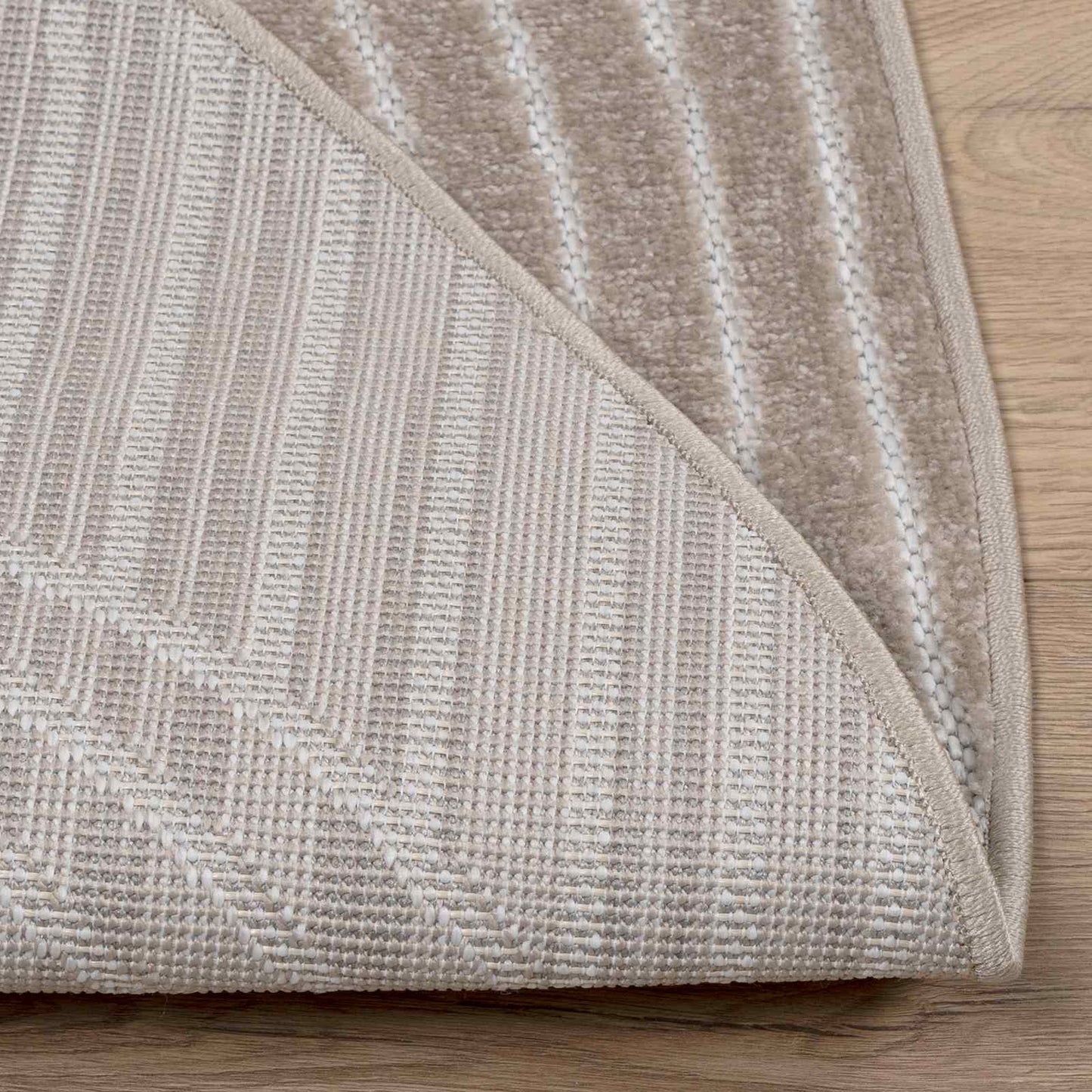 Area Rugs Round PALMERAS Beige Ø 160 CM Polyester